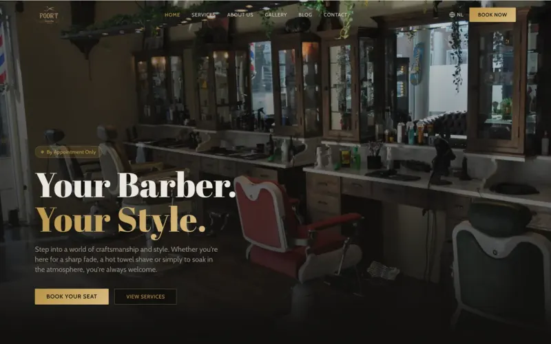 Barber Poort — site door Dutchify